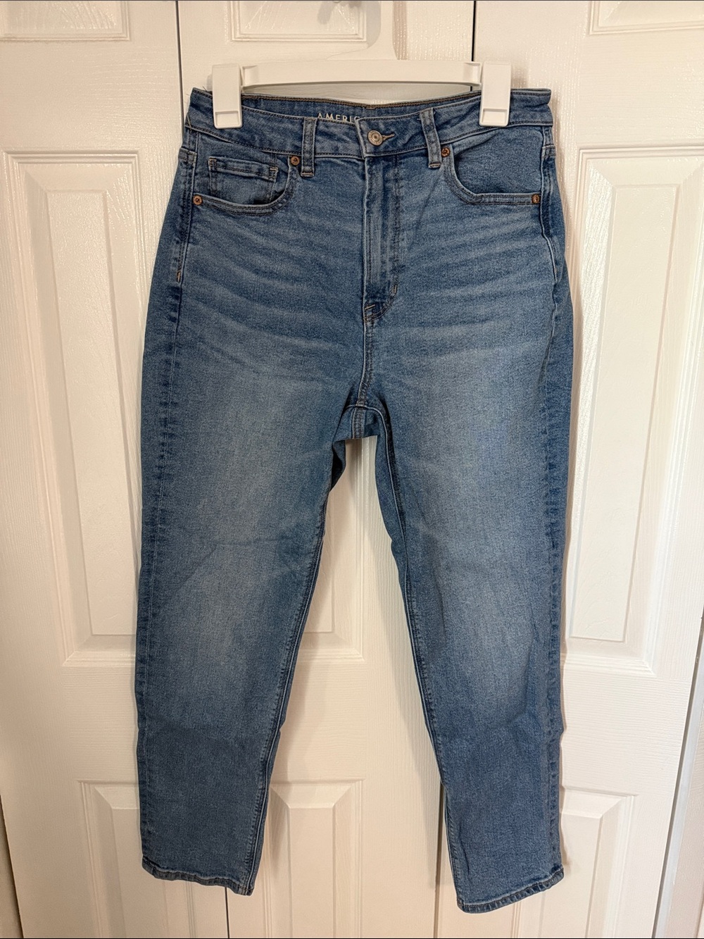 American eagle high rise straight leg jeans